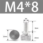 M3 M4 Anodized Aluminum Thumb Screws — Knurled Head Hand Bolts for PC Case, Fishing Rigs & DIY Projects