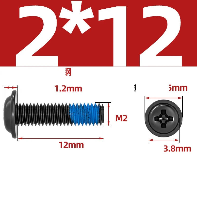 M2–M6 Flanged Button Head Screws – Carbon Steel, Phillips Drive, Nickel or Black Zinc Plated
