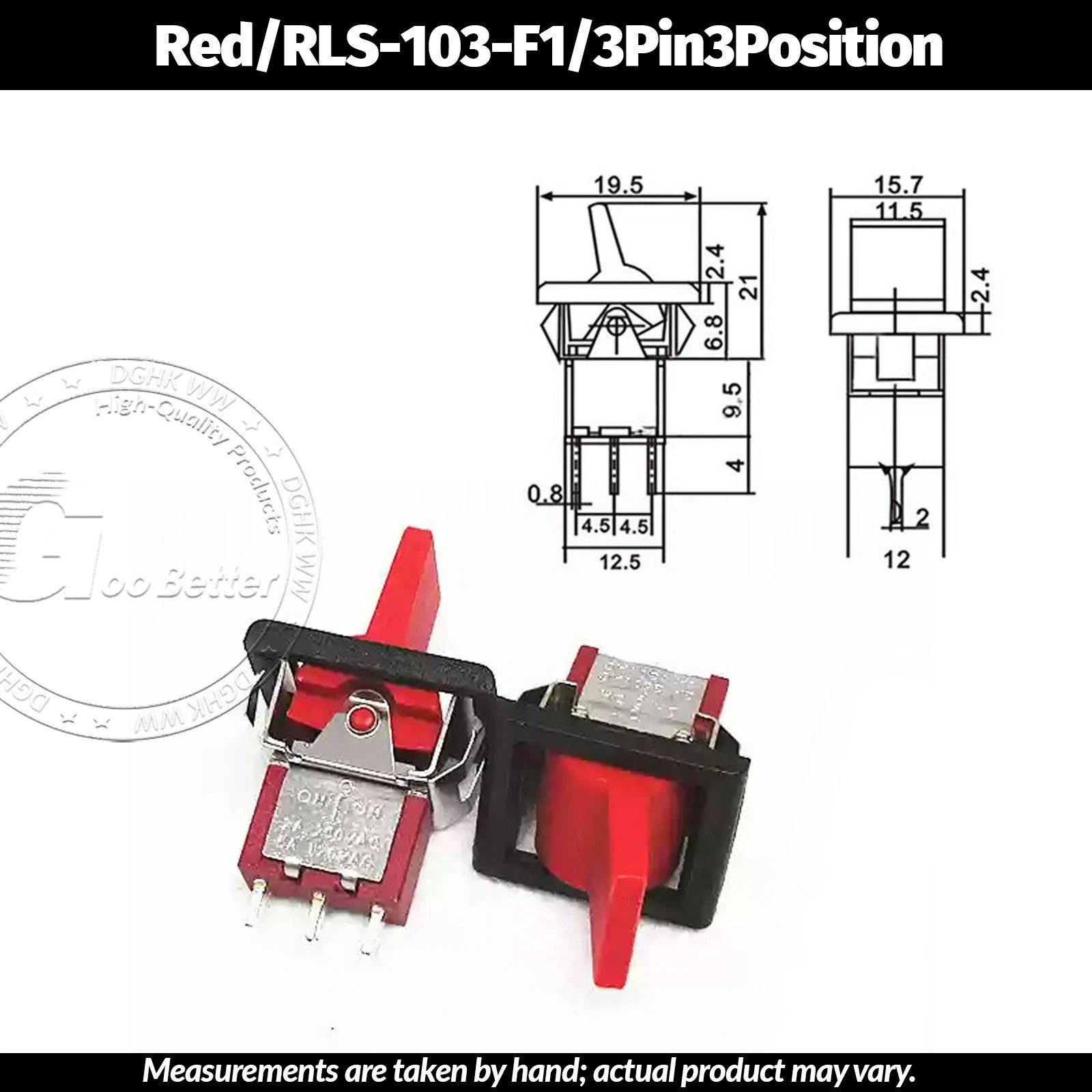 Miniature Toggle Switch — SPST/SPDT, 2–12 Pin, MTS/E-TEN/RLS Series, 79 Types