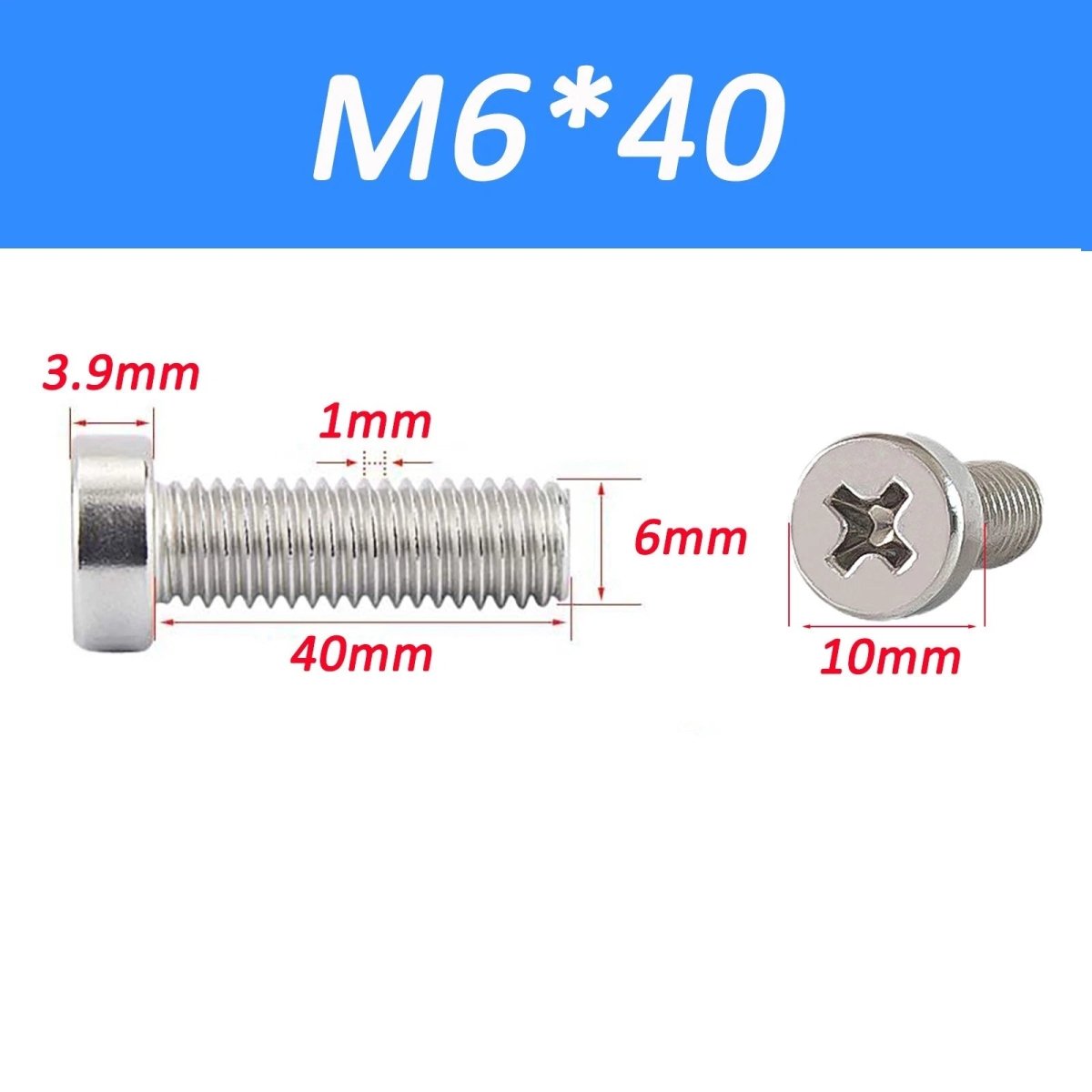 A2 Stainless Steel Cheese Head Phillips Machine Screws | M2–M8 Metric Bolts - HomeDIYer