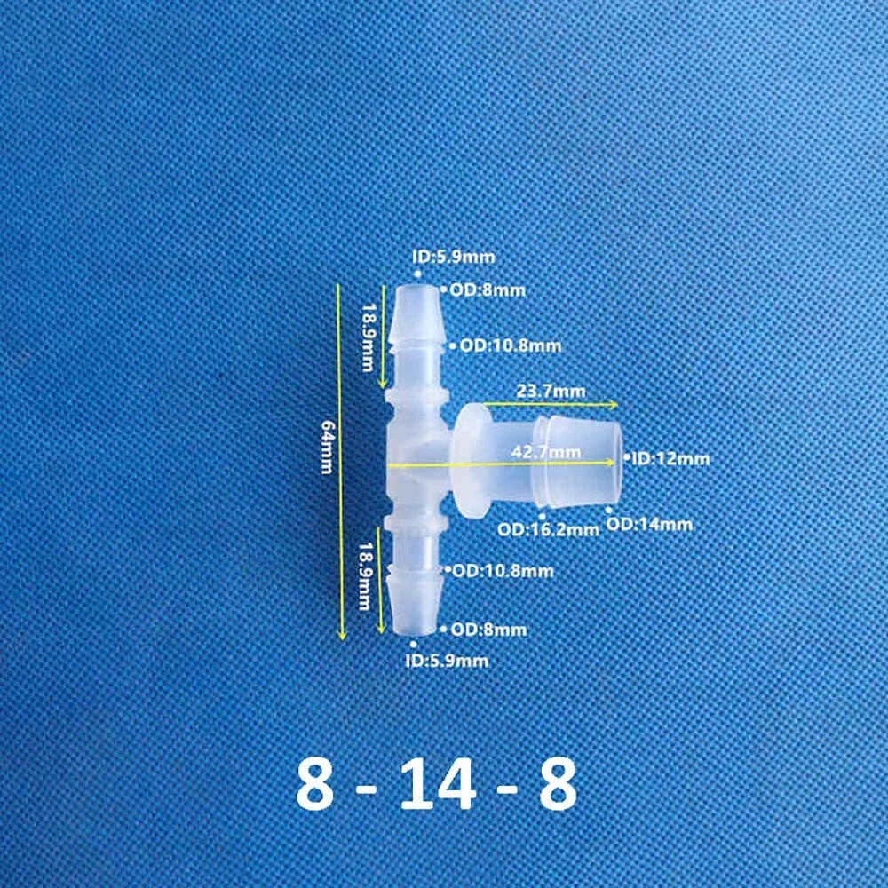 Plastic Barbed Hose Connectors — T-Piece, Elbow & Straight Fittings for Air & Water Lines