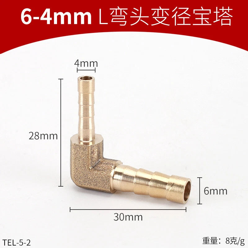 Brass Reducing Hose Fittings – Straight, L, T & Y Connectors for Gas & Air Tube
