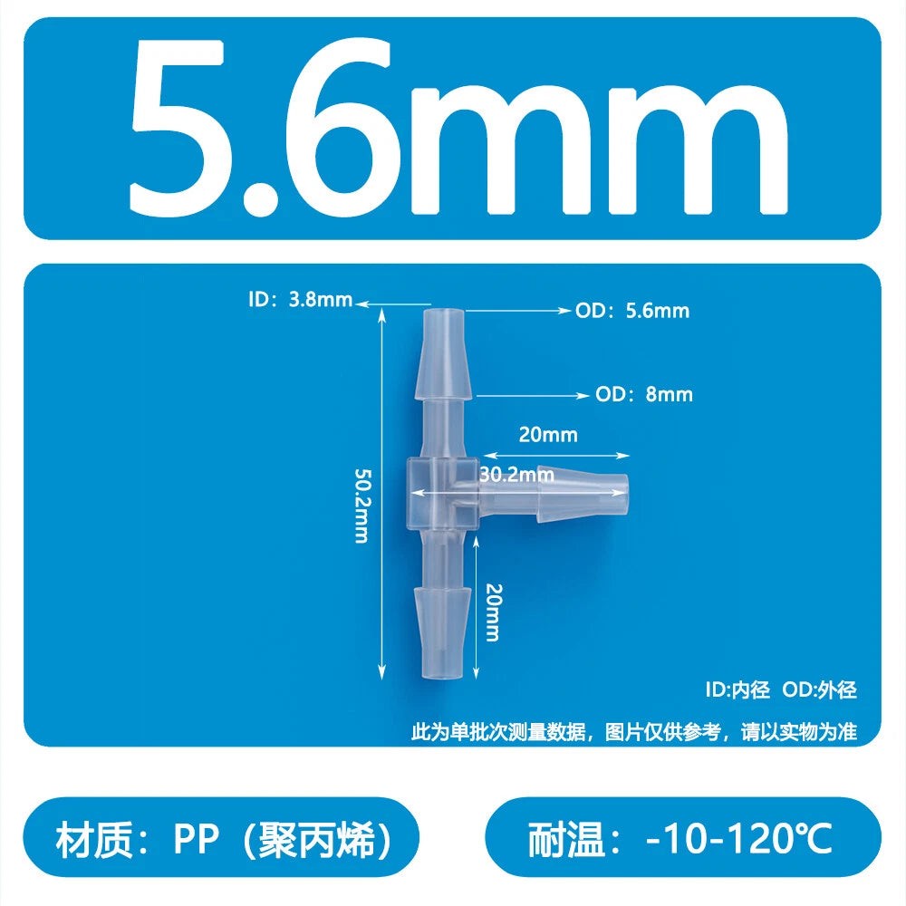 Plastic Pagoda Tubes Reducer Joint 2 3 4Way Hose Connector Tube Splitter Fitting