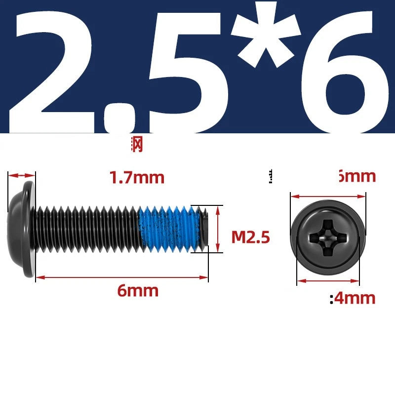 M2–M6 Flanged Button Head Screws – Carbon Steel, Phillips Drive, Nickel or Black Zinc Plated