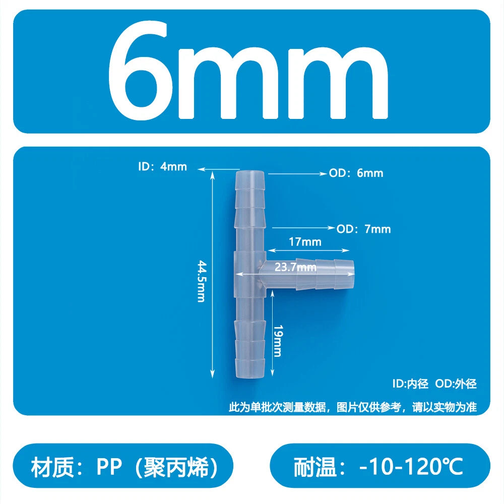 Plastic Pagoda Tubes Reducer Joint 2 3 4Way Hose Connector Tube Splitter Fitting