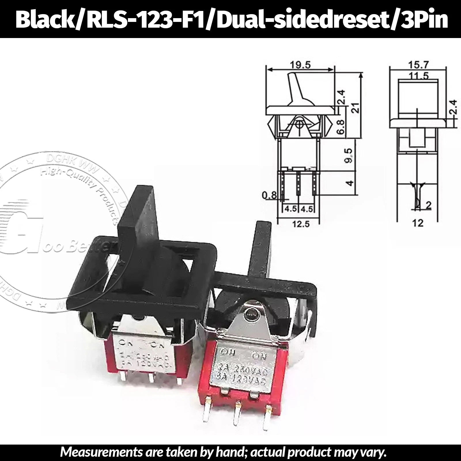 Miniature Toggle Switch — SPST/SPDT, 2–12 Pin, MTS/E-TEN/RLS Series, 79 Types