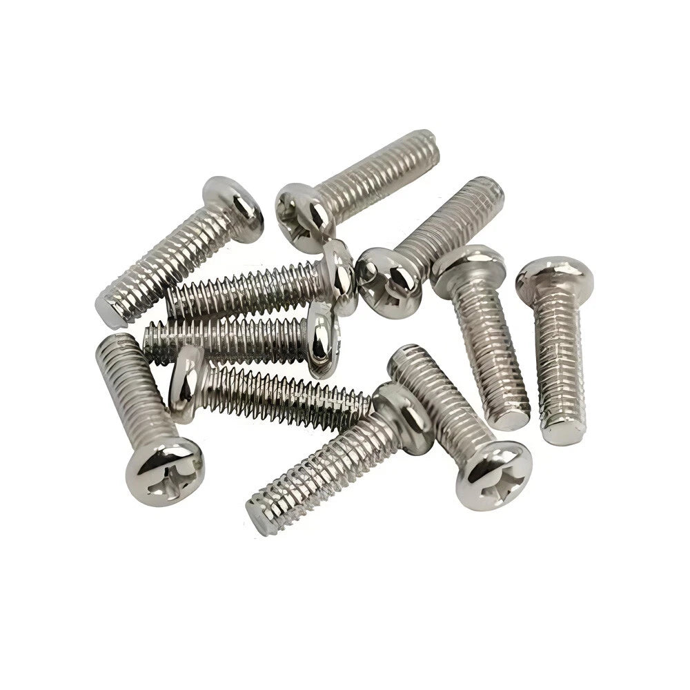 Phillips Pan Head Machine Screws M1.0–M6 | Nickel-Plated