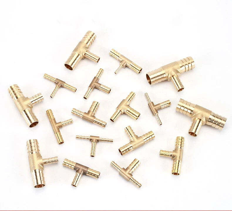 Brass Reducing Hose Fittings – Straight, L, T & Y Connectors for Gas & Air Tube