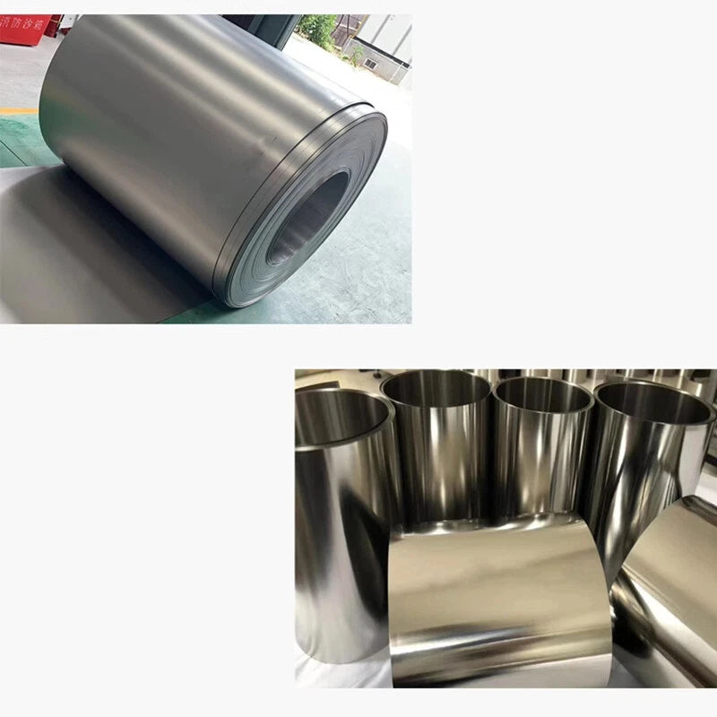 0.1mm Thick Multi Sizes Available TA2 Titanium Foil Sheet Roll Thin Metal Panel