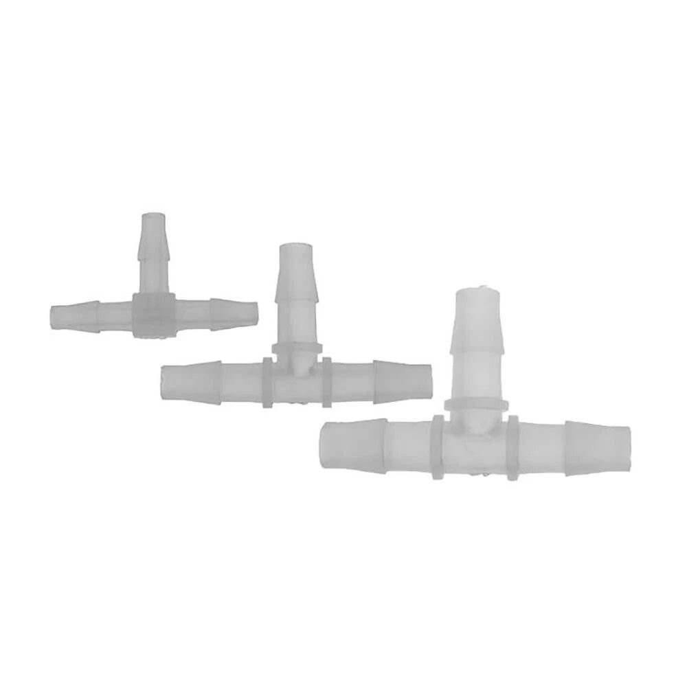 T Piece 3 Way Plastic Barbed Connector Pipe Hose Tube Fitting Equal Tee Joint