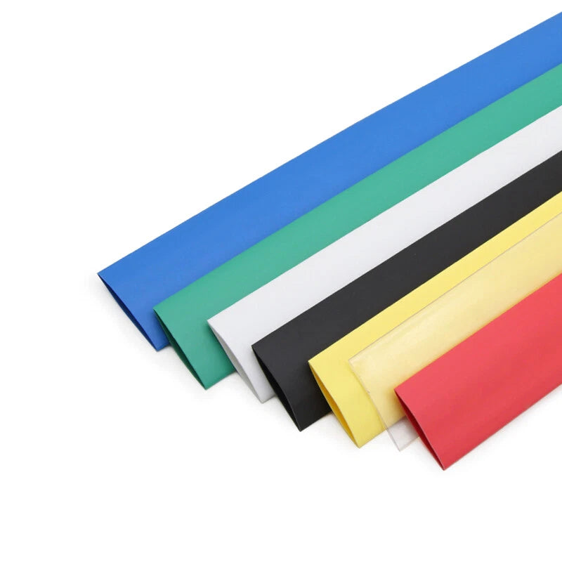 2:1 Heat Shrink Tubing — Electrical Wire Wrap & Cable Sleeving, Multiple Sizes & Colors