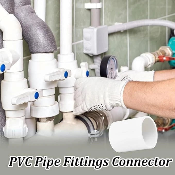 PVC Pipe Fittings 25-75mm Straight Coupler for Aquarium Water Supply 16-160mm