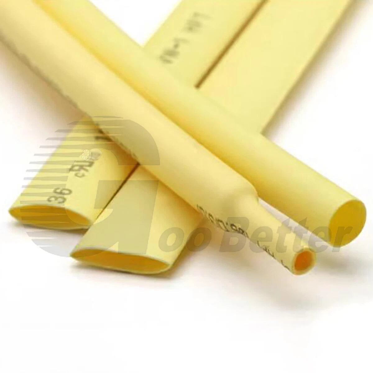 Yellow Heat Shrink Tubing – 2:1 & 3:1 Ratio, Φ0.6mm–Φ80mm, Wire Electrical Sleeving