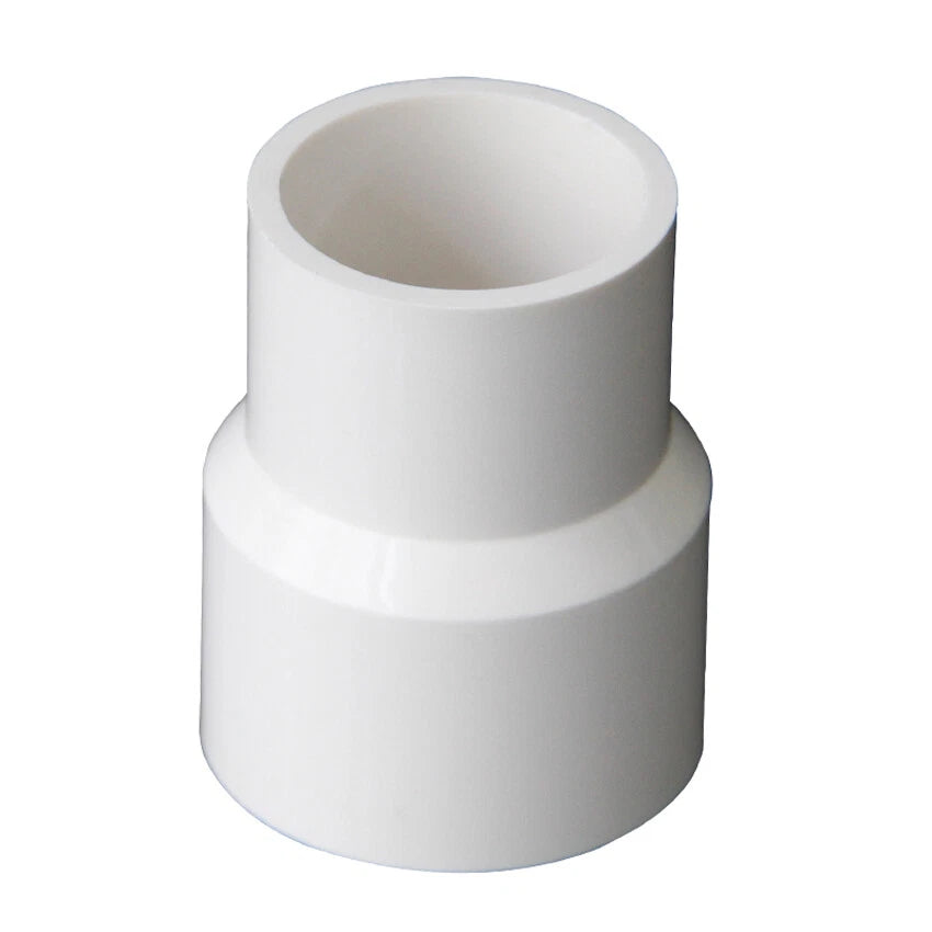 PVC 20mm-90mm ID Pipe Reducer Water Supply Pipes Fittings Adapter Connector
