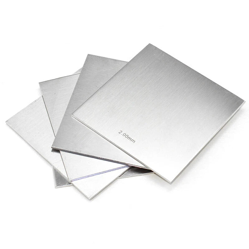 Thick 0.01mm - 3mm 301 Stainless Steel Sheet Plate 100mm-500mm Metal Sheets