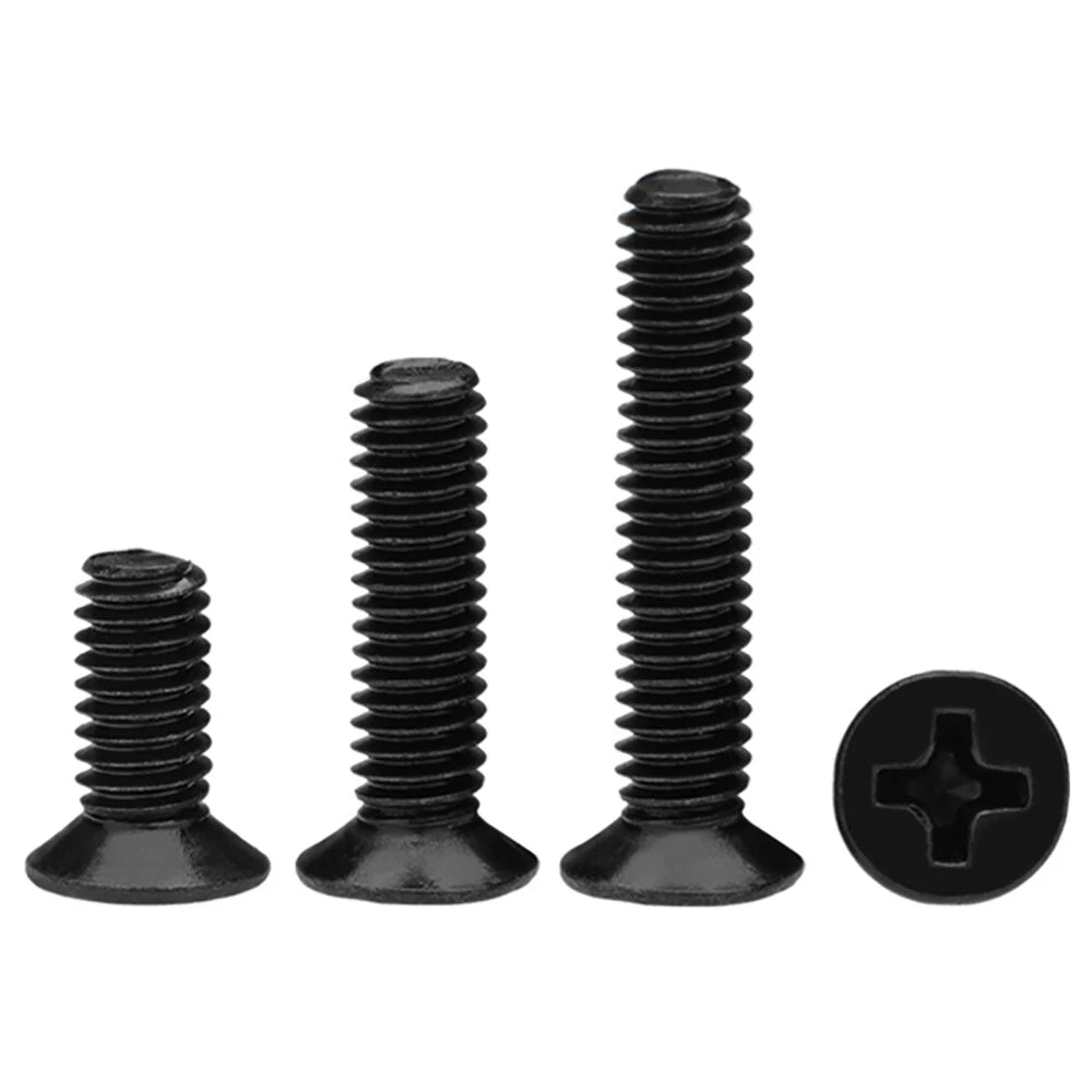 A2 Stainless Steel Phillips Flat Head Machine Screws M2 M2.5 M3 M4 M5 M6 — Countersunk Bolts