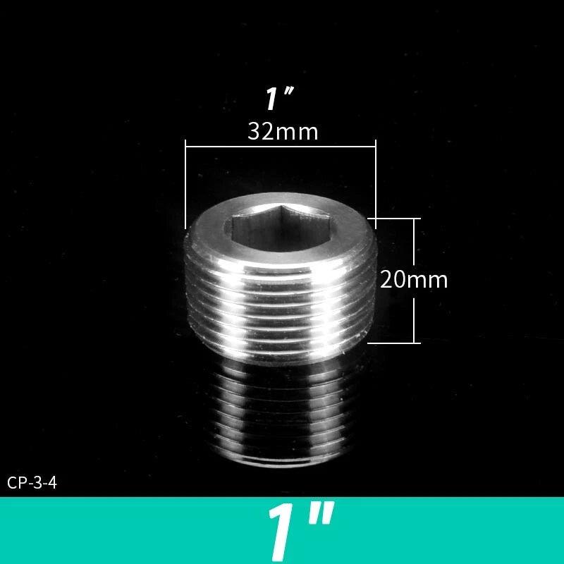 Stainless Steel BSP Pipe Fittings — Plug, Nipple, Elbow, T-Piece & More (1/8" to 4")