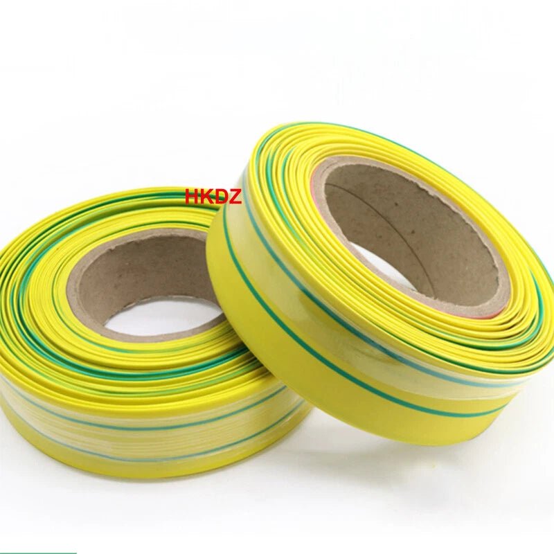 Yellow - Green Heat Shrink Tubing – Electrical Wire Sleeving & Cable Insulation (φ1mm–50mm) - HomeDIYer