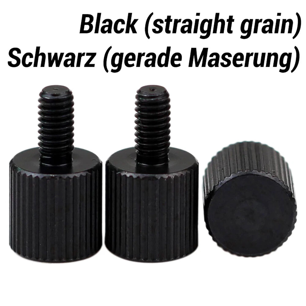 Knurled Thumb Screws M1.6–M5 Steel Hand-Tighten Knob Bolts