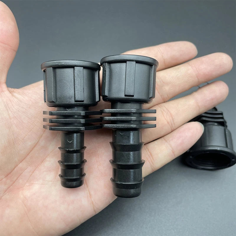 Plastic Barbed Hose Connector Fitting – Male & Female Thread