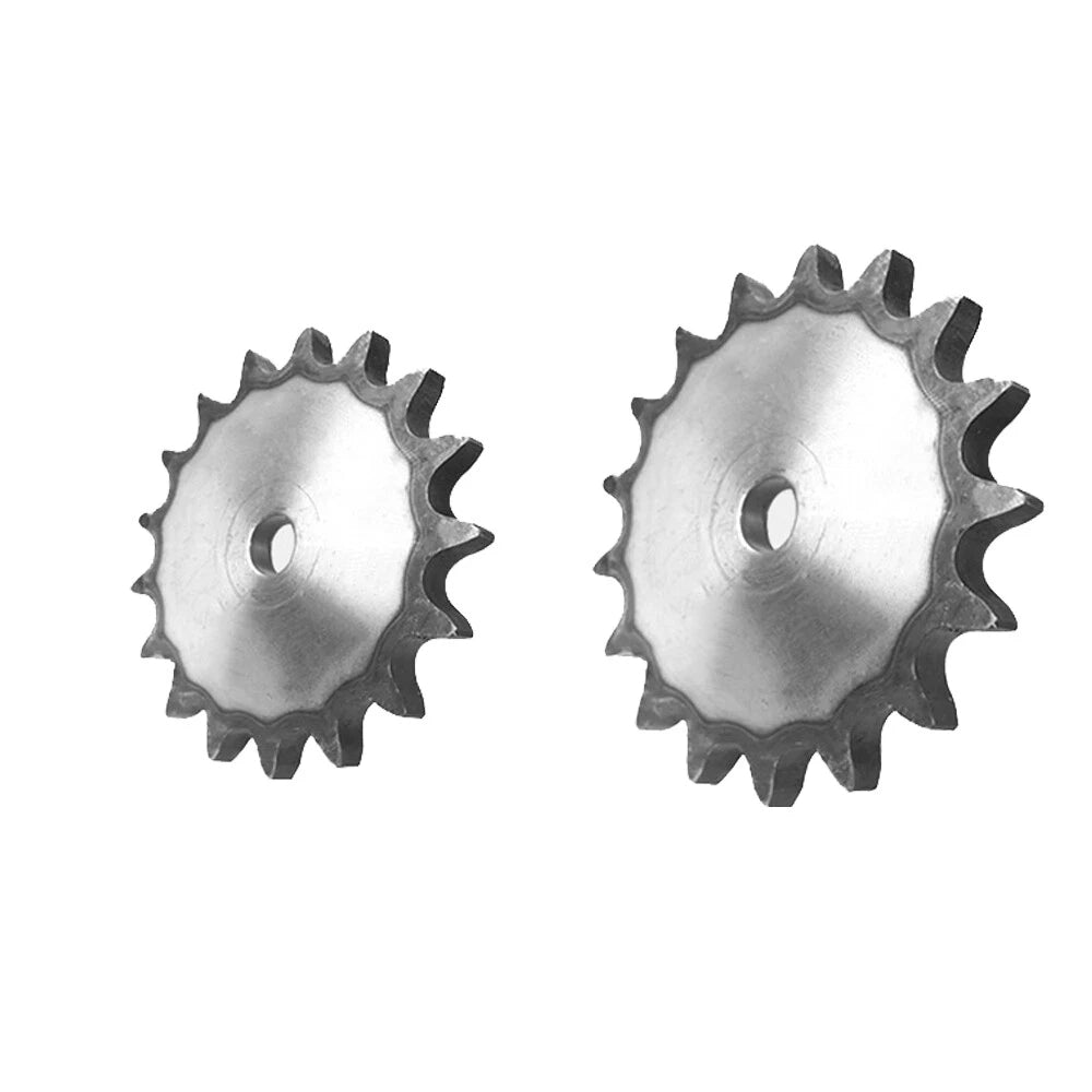 Flat Simplex Sprockets for #40 ( 08B ) Roller Chain, 9T to 60T, Pitch 1/2 Inch