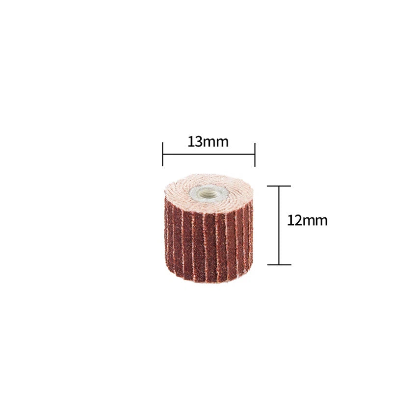 13mm Sanding Flap Wheel 80-600 Grit | Abrasive Sandpaper Disc for Dremel & Rotary Tools