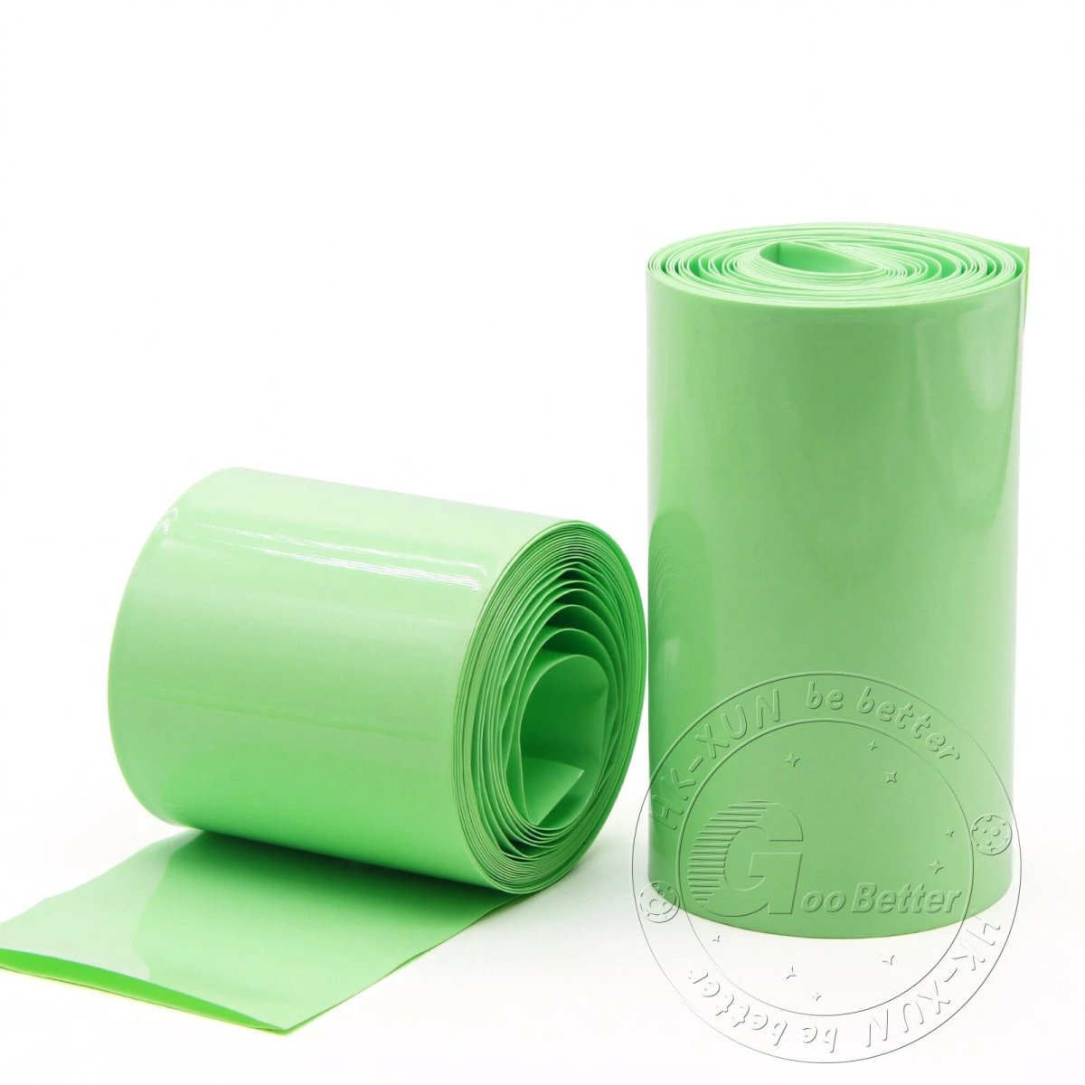 Fruit Green PVC Heat Shrink Tubing for RC Battery Packs — 15mm to 400mm Wide - HomeDIYer