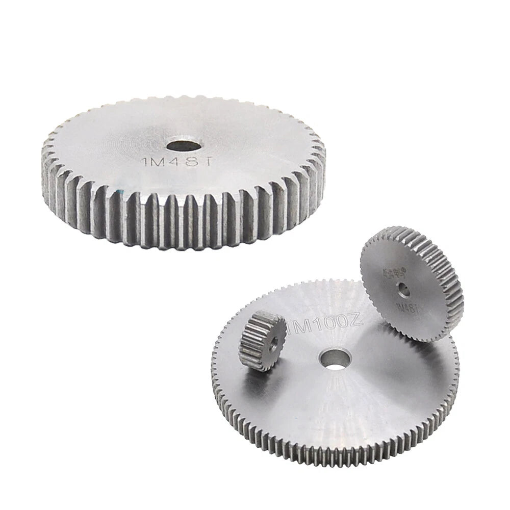 1,1.5,2 Mod Spur Gears 10T to 150T Flat C45 Steel Gears Motor Gears Rough Gears