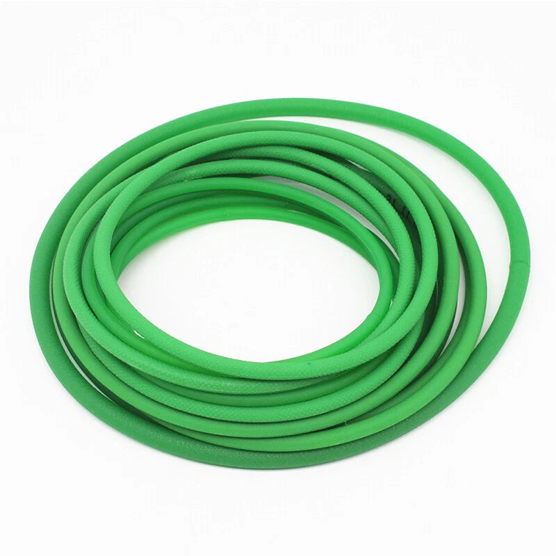 Round Polyurethane Drive Belting — PU Conveyor Belt Strip, 2mm–18mm Dia, Red & Green