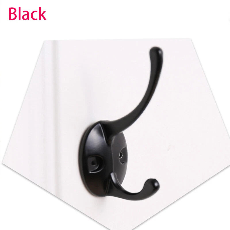 1/10 PACK Coat Hooks Rack Robe Wall Door Dress Bathroom Clothes Hangers