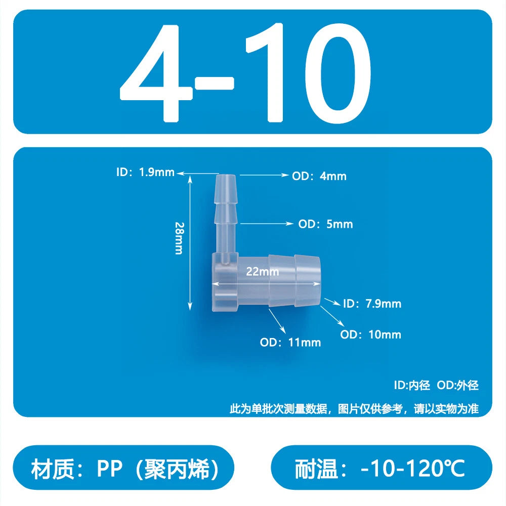 Plastic Pagoda Tubes Reducer Joint 2 3 4Way Hose Connector Tube Splitter Fitting