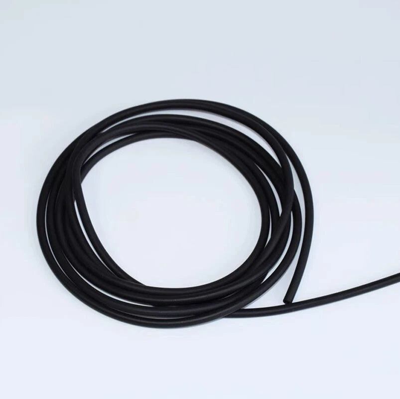 Black Fluorine Rubber Fuel Hose — Petrol & Oil Line Tube 2mm–16mm ID