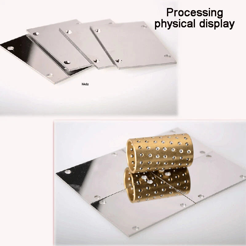 Thick 1mm-3mm 8K Mirror Stainless Steel Sheet Polished Bright Plate 100*100mm