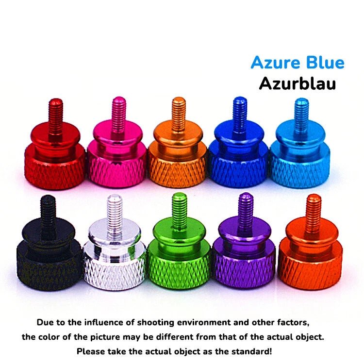 M3.5 High‑Type Knurled Thumb Screws – Aluminum Hand Grip Knob Bolts, DIN 464 - HomeDIYer