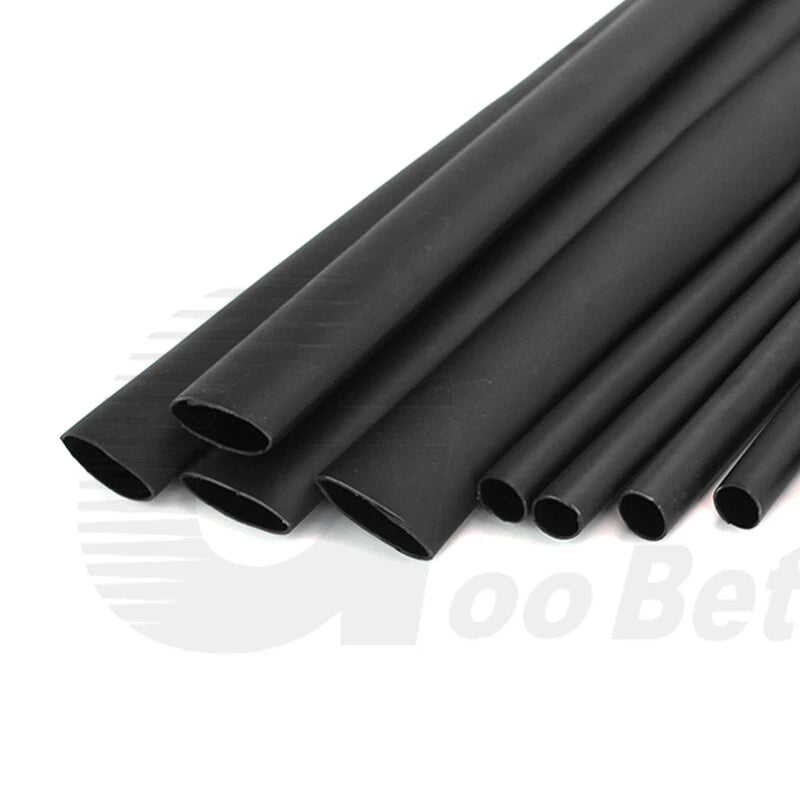4:1 Adhesive Glue-Lined Heat Shrink Tubing – Waterproof Black