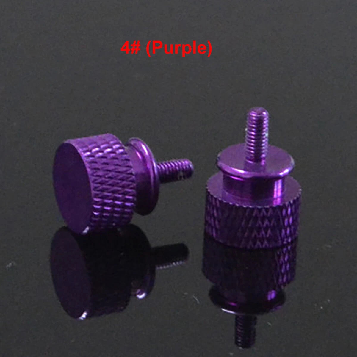 M3 Knurled Thumb Screws – Color Anodized Aluminum Alloy for PC Case Panels
