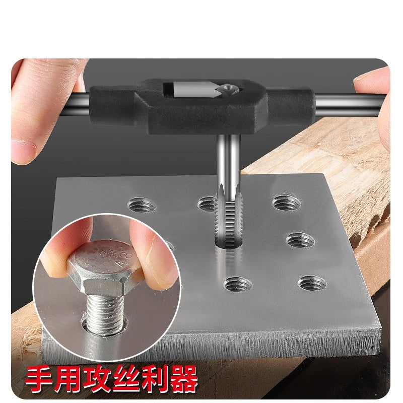 Tap Wrench Handle Alloy Steel Hand Taps Holder Tapping Wrench M2 M3 M6 to M24