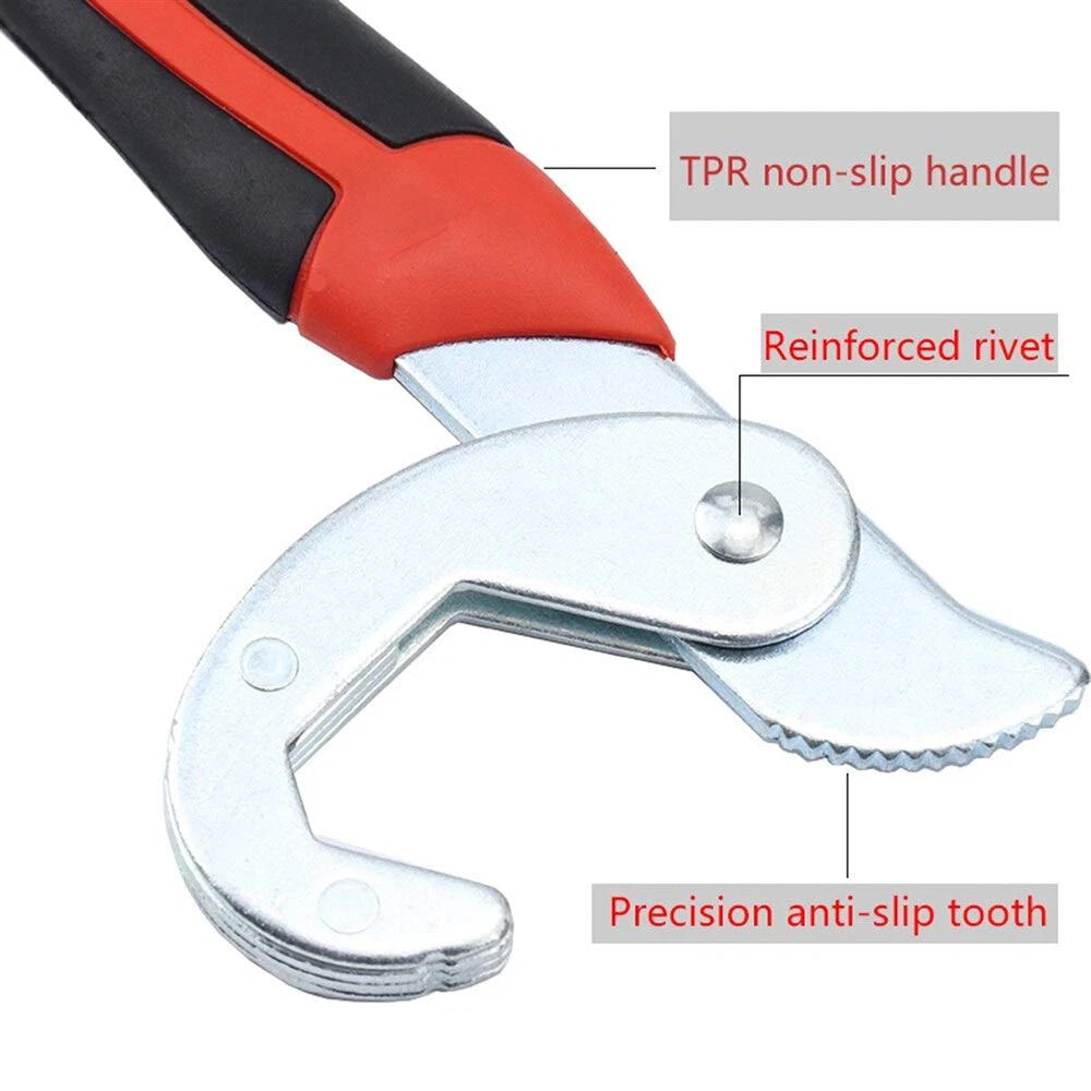 Universal Wrench Adjustable Spanner Multi-Function Wrench Pipe Hand Tool 8-22mm
