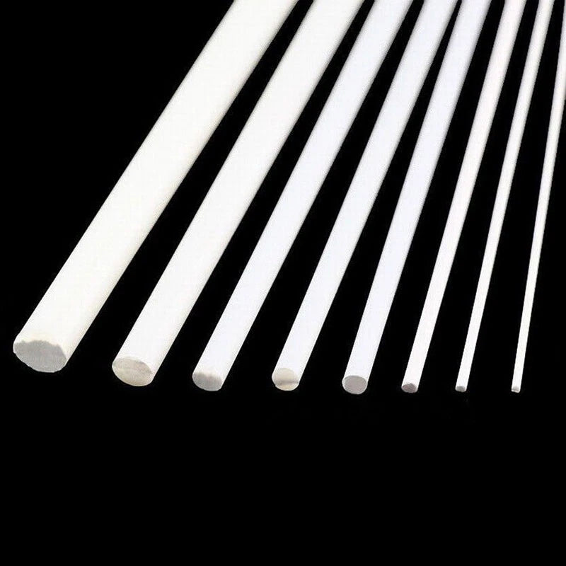 ABS Styrene Plastic Rods, Tubes & Bars for Scale Modeling and DIY Crafts