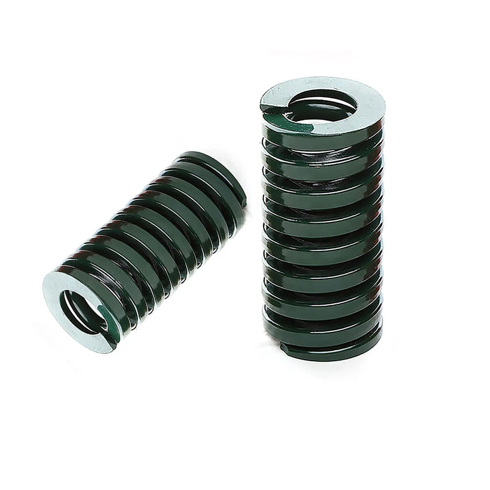 Green Heavy Load Die Mold Spring Compression Springs OD 14mm Length 20mm-100mm