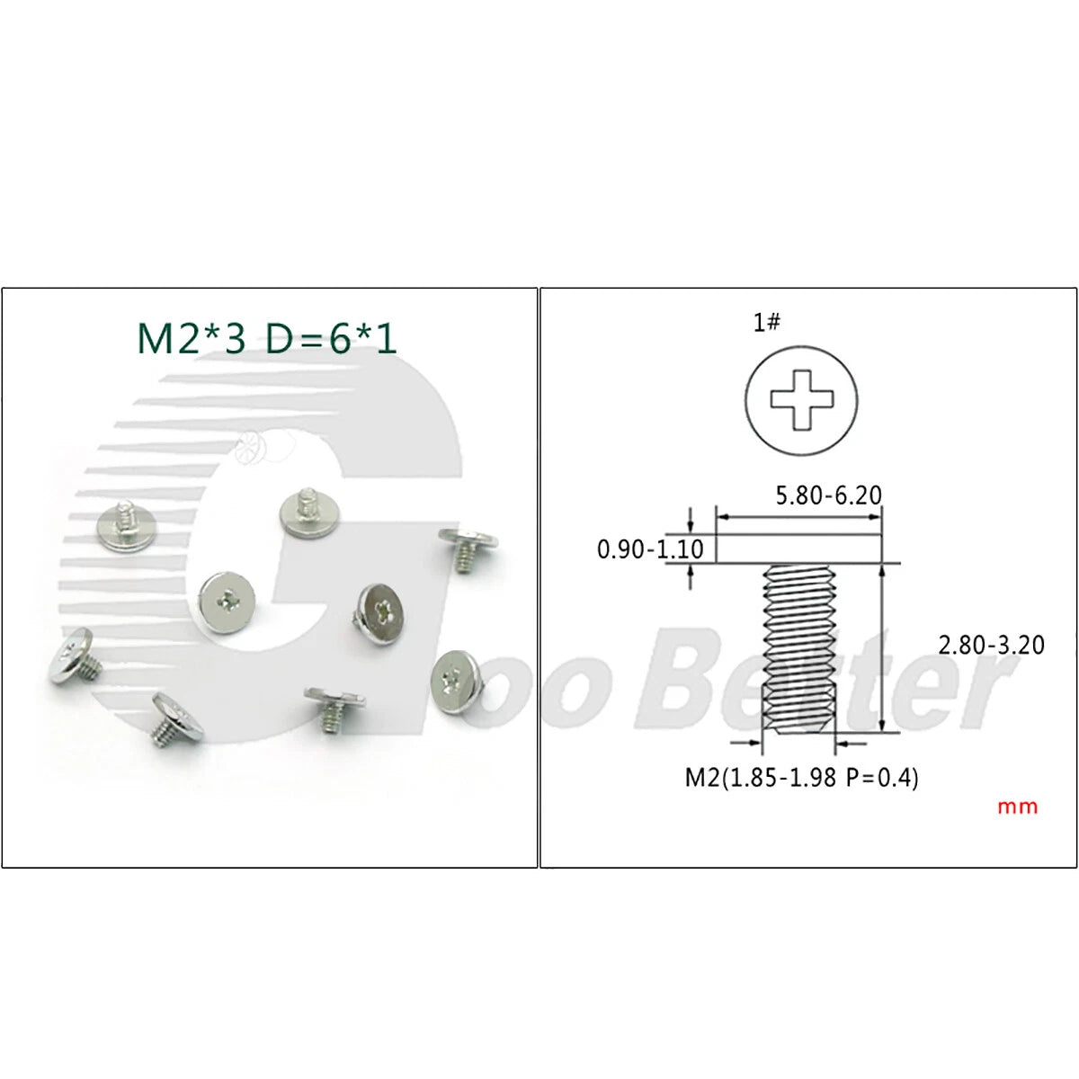 M2 Thin Wafer Head Machine Screws | Ultra - Low - Profile Flat Head | Zinc / Ni / Stainless | 2–21mm - HomeDIYer