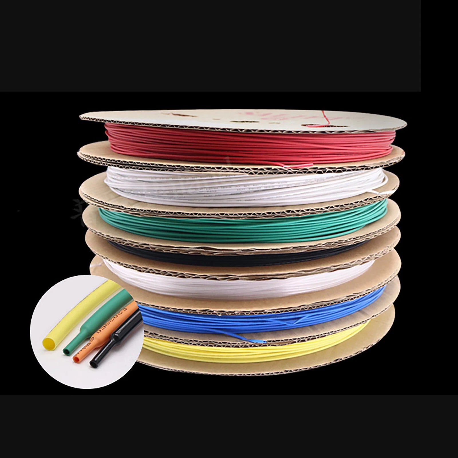Heat Shrink Tubing – Multi-Color, 0.6mm to 70mm, 2:1 Ratio Electrical Sleeving