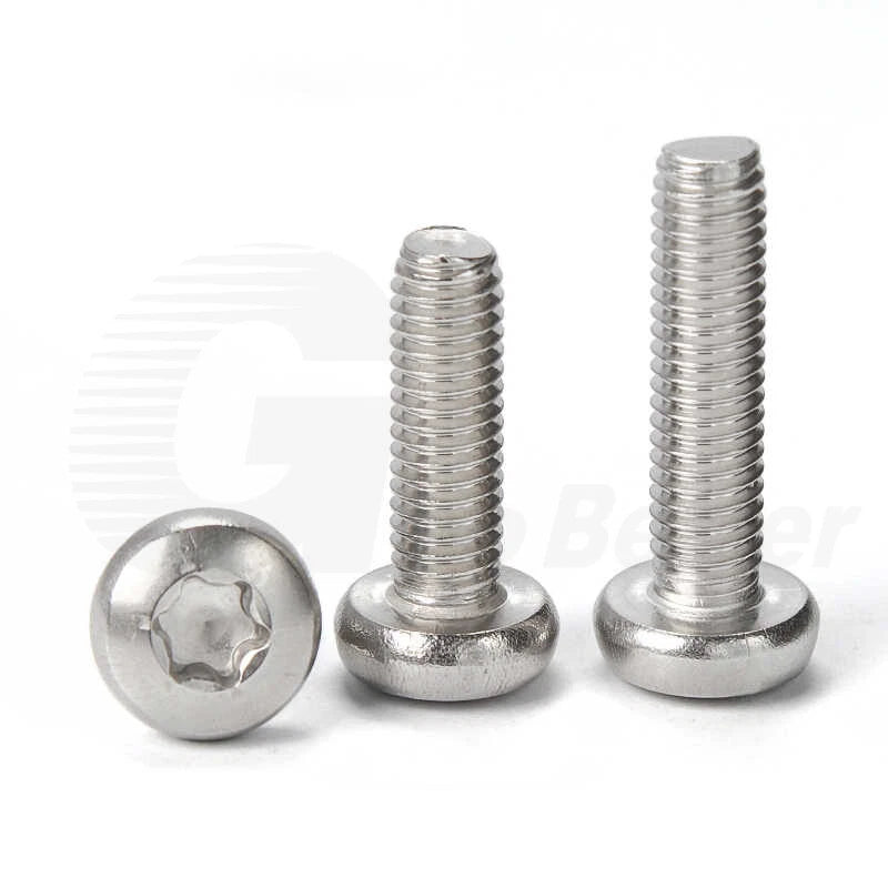T3–T50 Torx Pan Head Machine Screws – M1.4 to M10, A2 Stainless Steel (3–100mm)