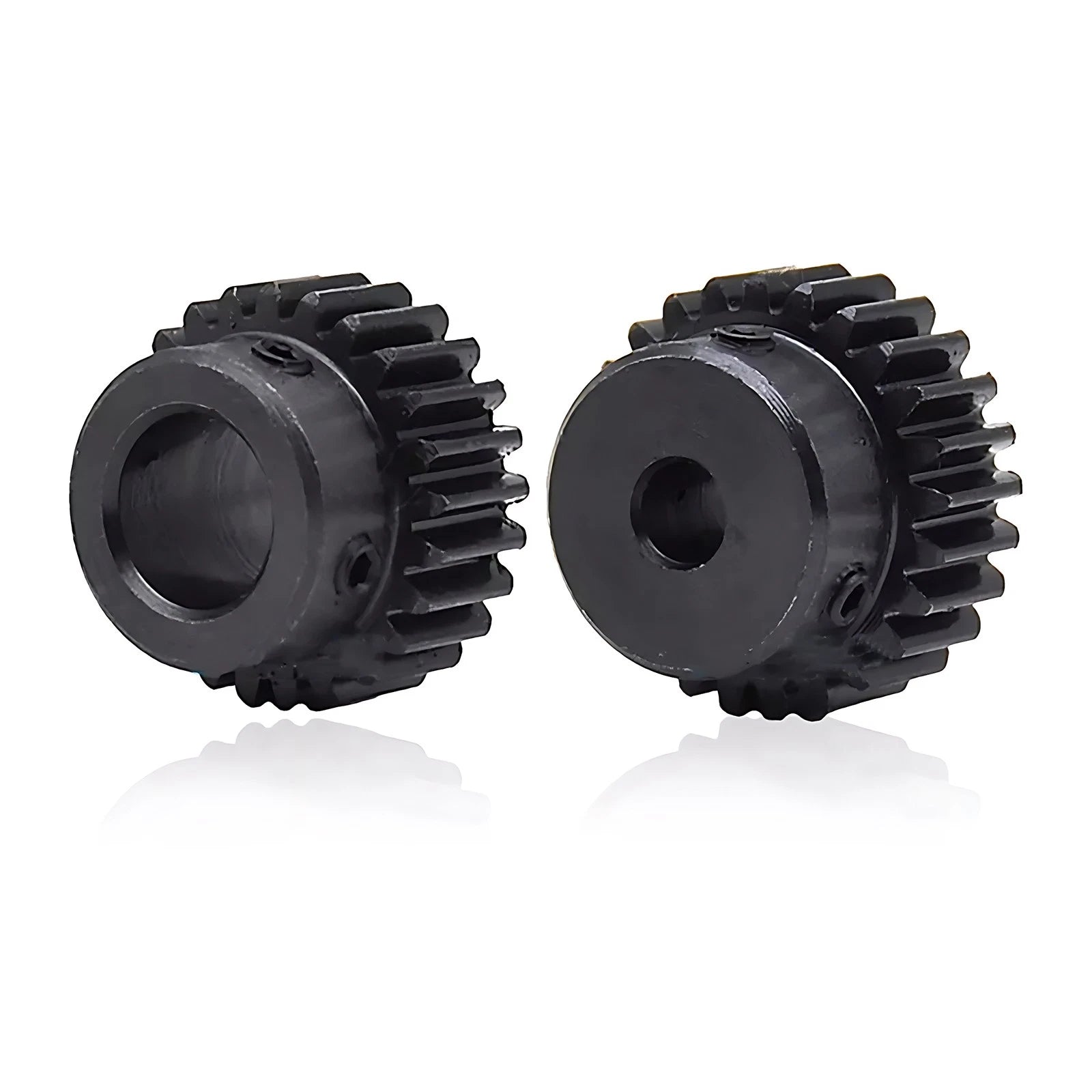 1 Mod 45# Steel Pinion Gear Spur Gears 65-150 T 8-20mm Bore With Screw Hardened