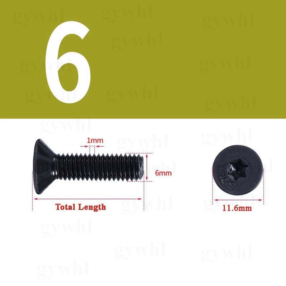 10.9 Alloy Steel Torx Countersunk Machine Screws M3 M4 M5 M6 M8 M10 DIN 965 - HomeDIYer