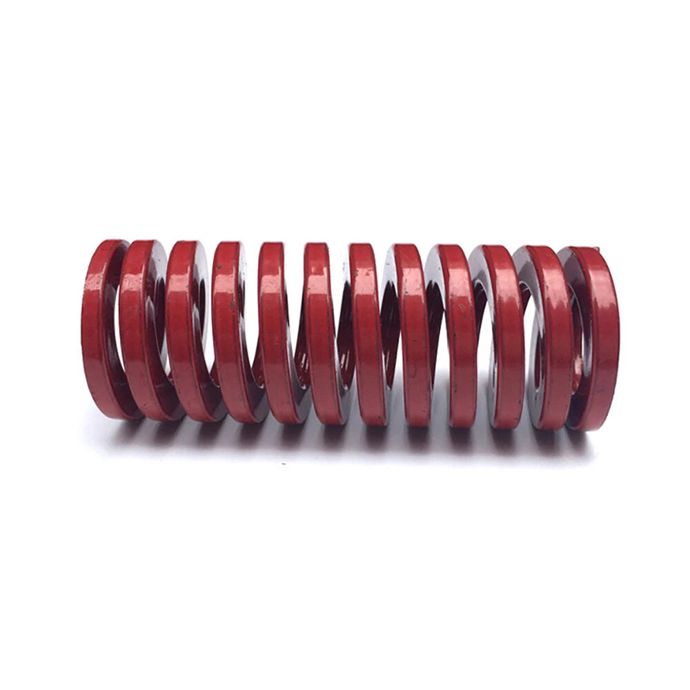 Red OD 8mm-50mm Compression Spring Heavy Duty Stiff Heavy Load Die Springs