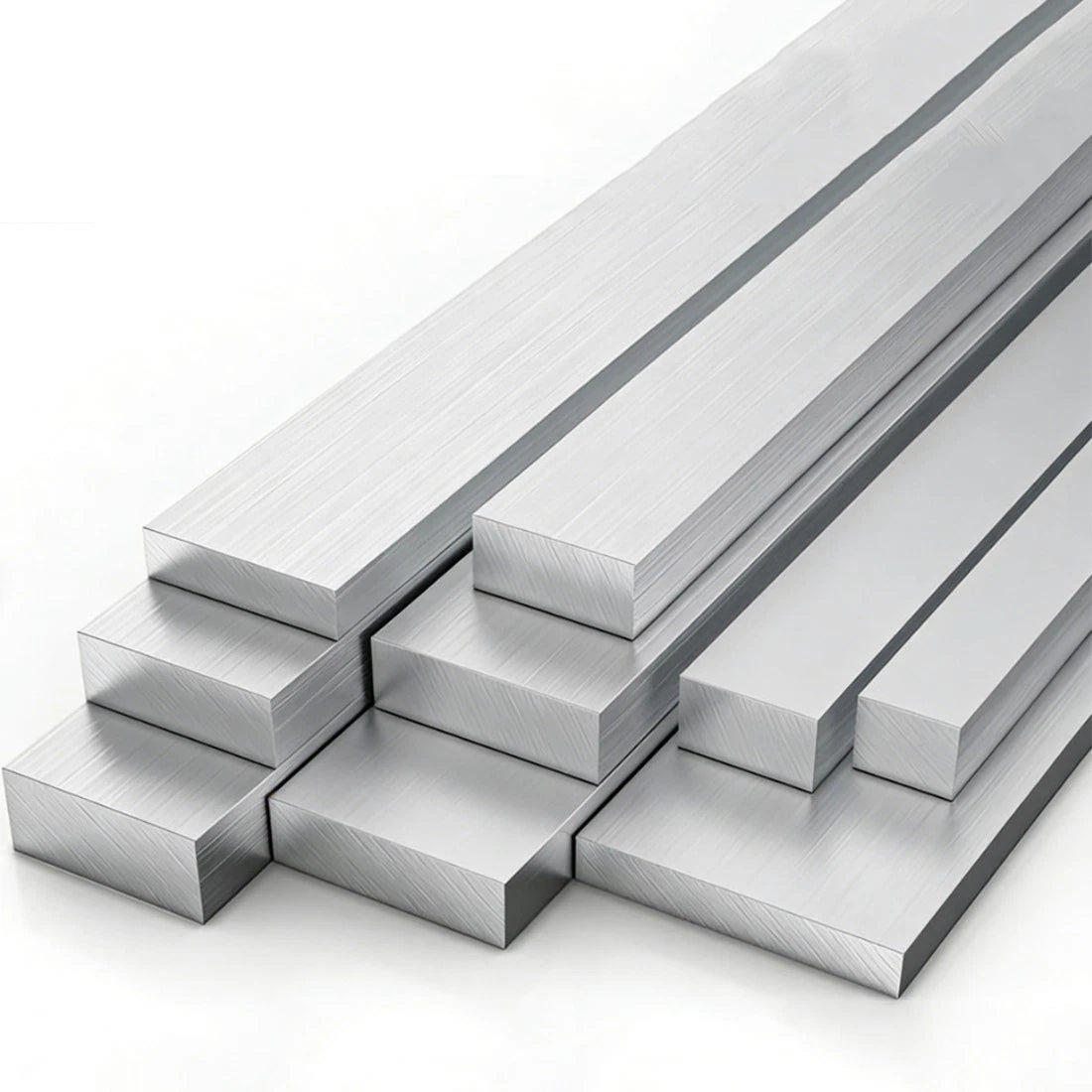 Stainless Steel Flat Bar Plate Grade 304 Various Size & Length 100/200/300/500mm