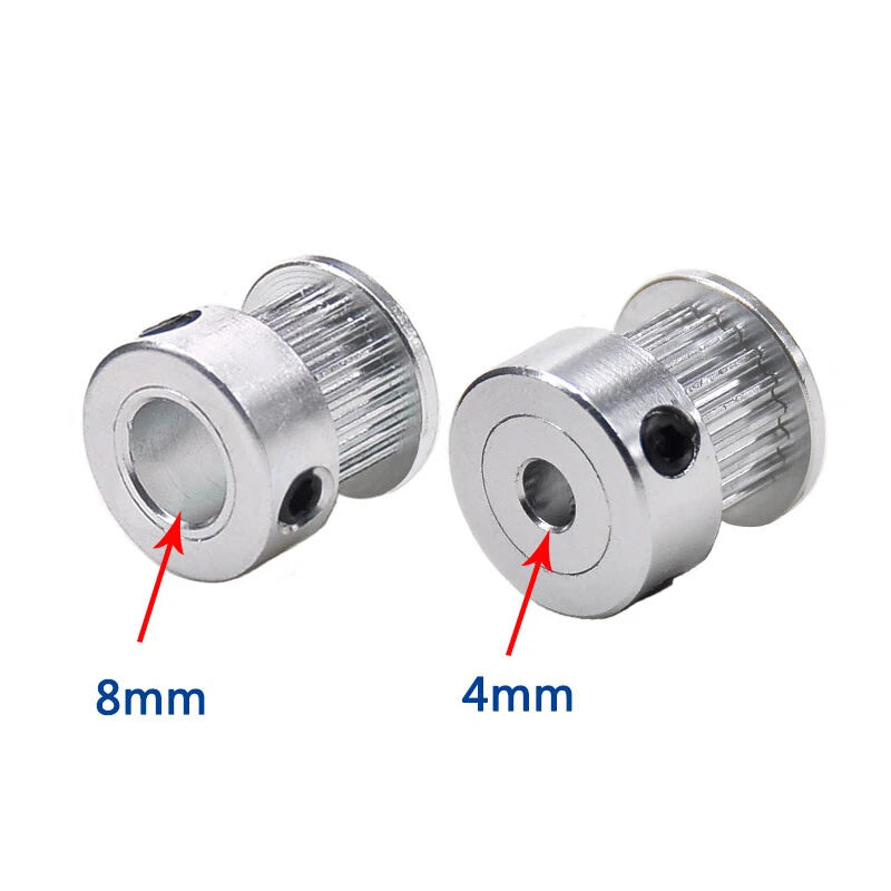 2GT Drive Pulley With Step 16 Tooth - 100 Tooth Bore 4mm - 25mm for 10mm Belt