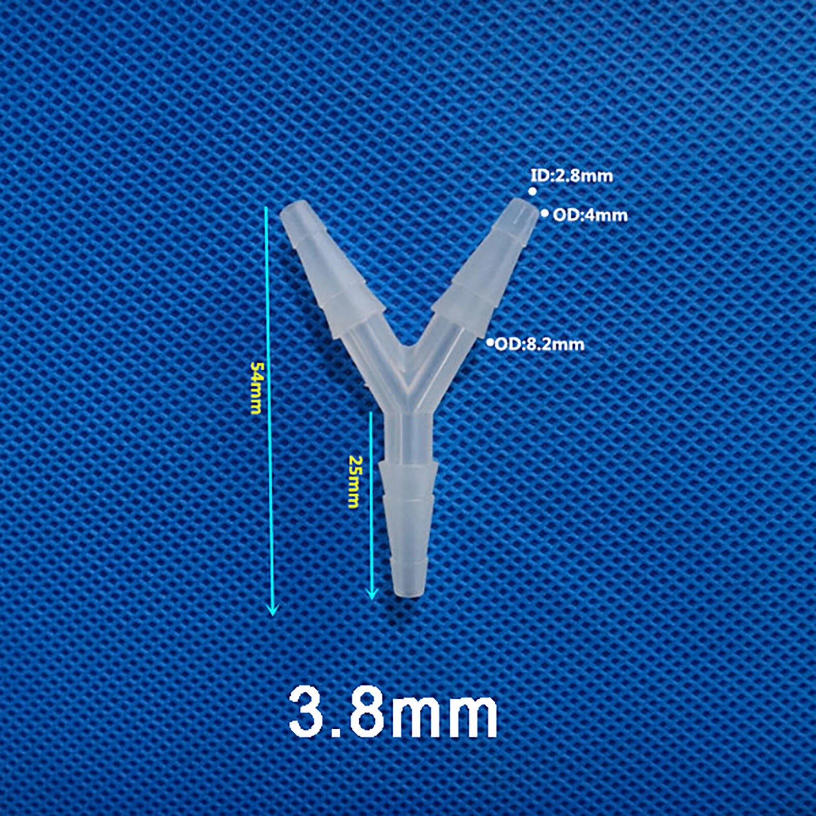 Y Joiner 3-Way Plastic Barb Hose Connector – Air Fuel Water Pipe Fitting