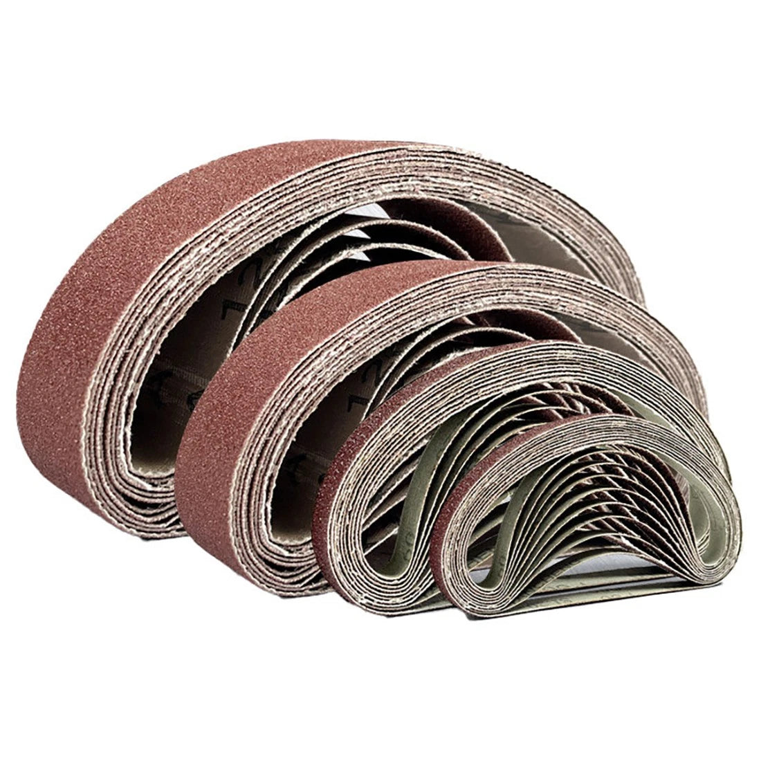 13x458mm 10x330mm Aluminum Oxide Sanding Belts — P60 to P600 Grit for Portable Belt Sanders